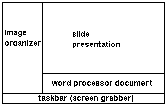 Old web system with frames
